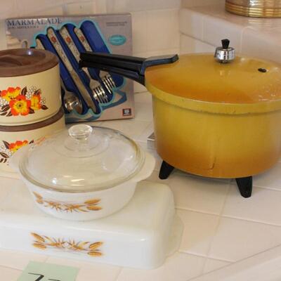 Lot 77 Vintage Cooking Items & NIB Flatware
