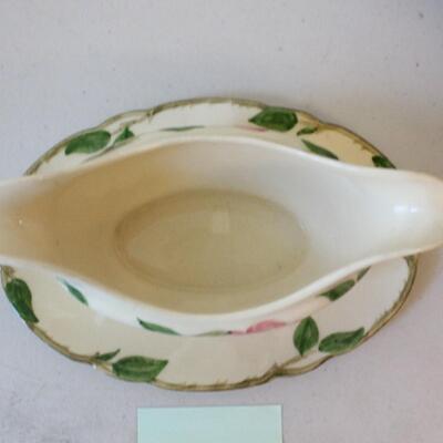 Lot 91 Desert Rose Franciscan - CA USA Label (chipped)