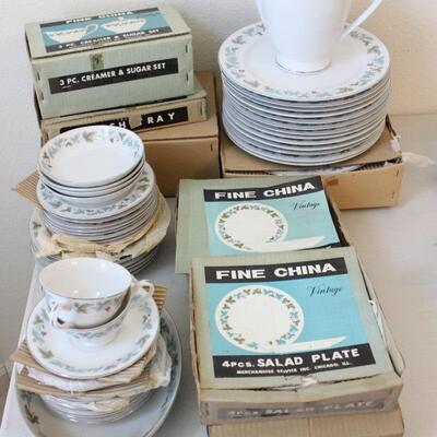 Lot 94 Vintage Fine China Set
