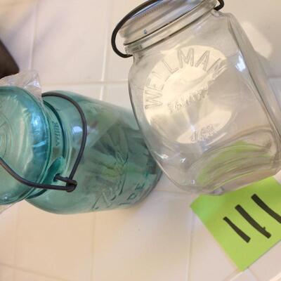 Lot 111 Collectible Jars