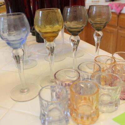 Lot 116 Colorful Drinking Glasses