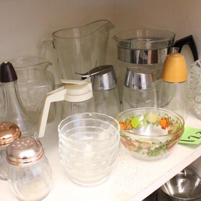Lot 121 Vintage Glass Serving Pieces
