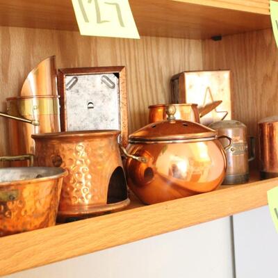 Lot 129 Copper Items