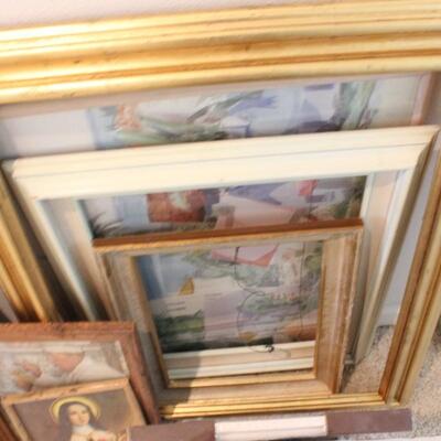 Lot 136 Large Frames & Art