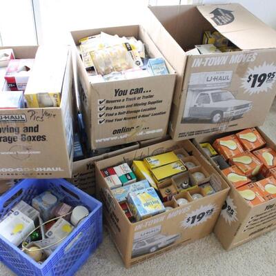 Lot 141 HUGE lot of NWT Light Bulks