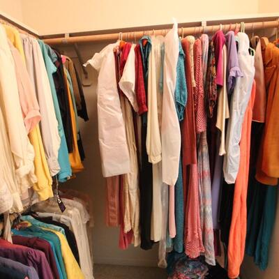 Lot 152 Entire Contents of Women's Vintage Clothing Closet