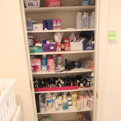 Lot 159 Contents of Bathroom Supply Closet