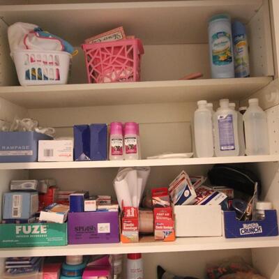Lot 159 Contents of Bathroom Supply Closet