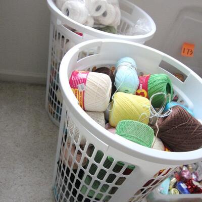 Lot 172 HUGE lot of String & Yarn 