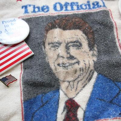 Lot 188 HUGE Political Button/Pin Collection