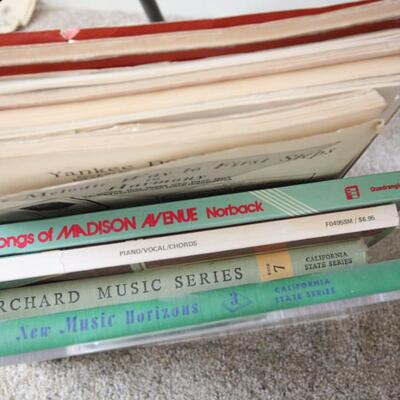 Lot 195 Vintage Music Books
