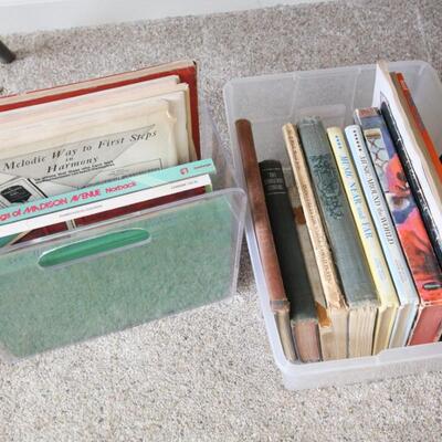Lot 195 Vintage Music Books