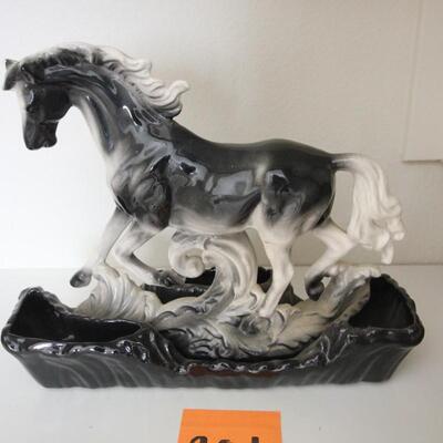 Lot 201 1950's Lane & Co Pottery Horse Planter 11"