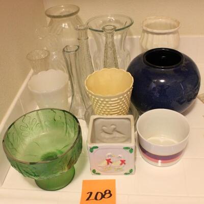 Lot 208 Vases & More