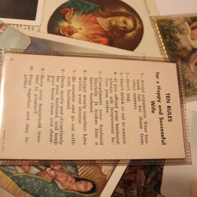Lot 209 Collectible Religious Cards