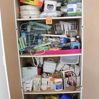 Lot 212 Contents of Entire Cabinet