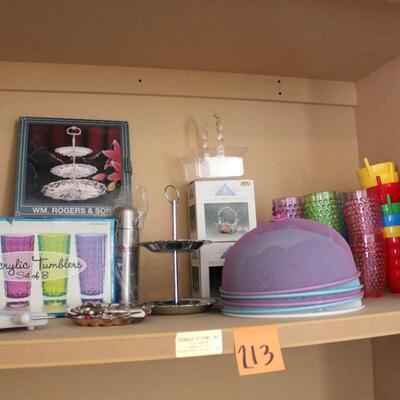 Lot 213 Party Kitchenware, New Drinkware & More