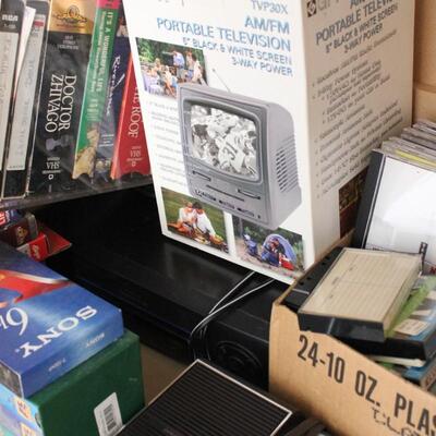 Lot 216 VHS, CDs, 8-Tracks & More