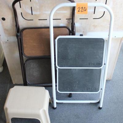Lot 220 Stepstools