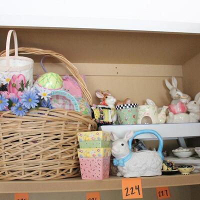 Lot 224 Easter Shelf Contents