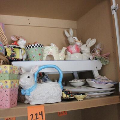 Lot 224 Easter Shelf Contents