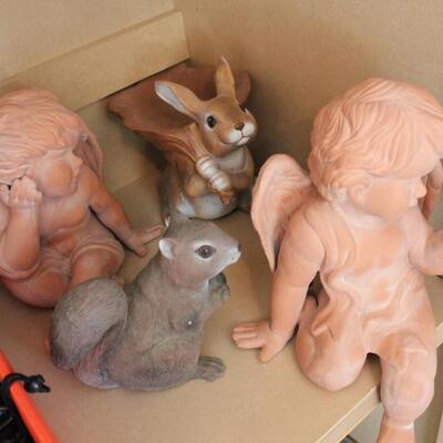 Lot 227 Outdoor Yard Art Figurines