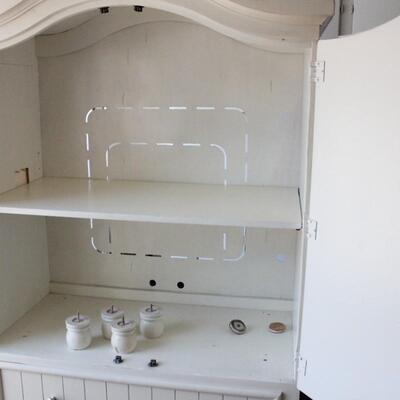 Lot 234 White TV Armoire  45x70x21