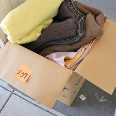 Lot 239 Box of Blankets #1