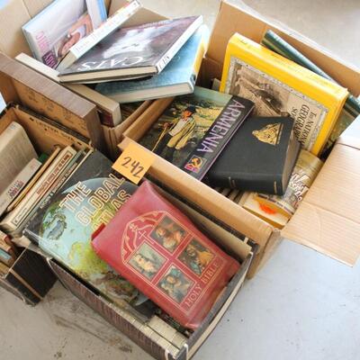 Lot 242 Four Boxes of Books