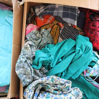 Lot 244 Four Boxes of Vintage Women's Clothing 