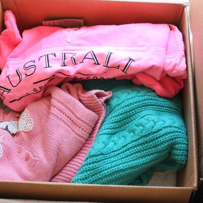 Lot 244 Four Boxes of Vintage Women's Clothing 