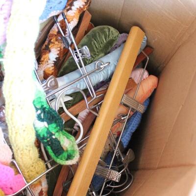 Lot 245 Box of Crochet Hangers 