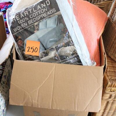 Lot 250 Box of Blankets #2