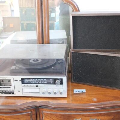 Lot 261 Record Player w/ Speakers