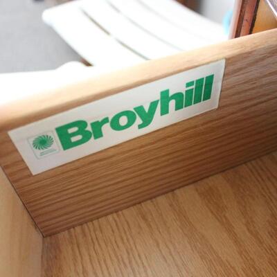 Lot 262 Broyhill 9 Drawer Dresser w/ Mirror - 19.5x65x32