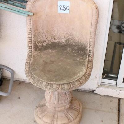 Lot 280 Cement Yard Chair