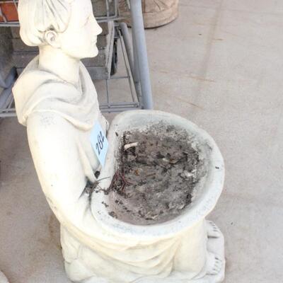 Lot 282 Saint Frances Bird Bath/Yard Art