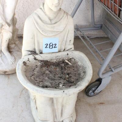 Lot 282 Saint Frances Bird Bath/Yard Art