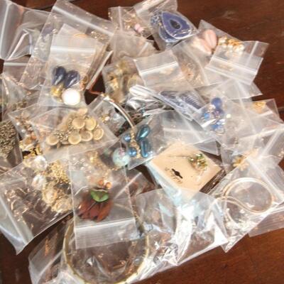 Lot 294 Bagged Earrings & Other Jewelry