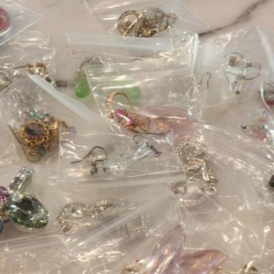 Lot 327 Misc. Bagged Jewelry - Earrings