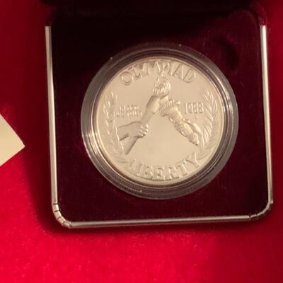 OLYMPIC 1988 PROOF 90% SILVER DOLLAR