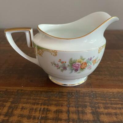 LOT 81 - Creamer and Sugar, Imperial China, Vintage Noritake, Japan, set