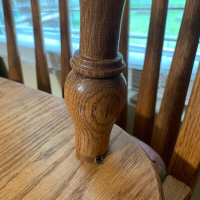 Set of 4 Wood Dining Tables Chairs