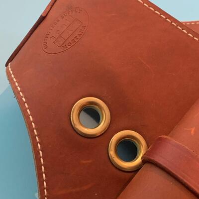 Outfitters Supply Montana Leather Saddle Bags
