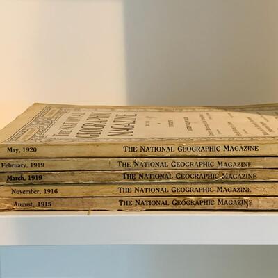 Vintage National Geographic Magazine Collection