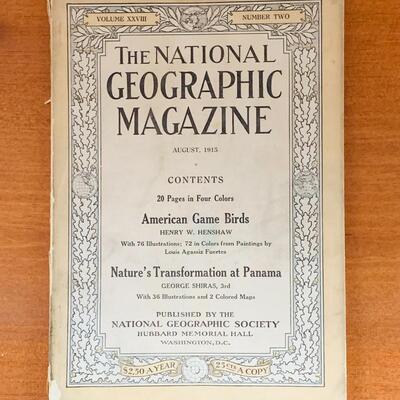 Vintage National Geographic Magazine Collection