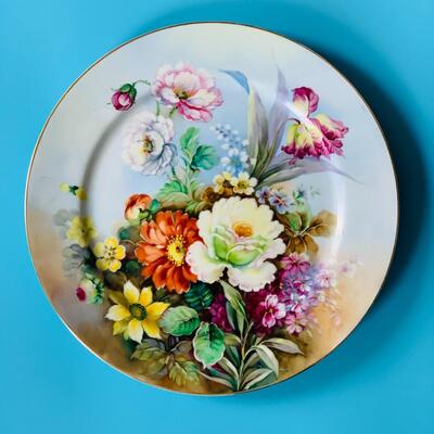 Decorative Floral Plate