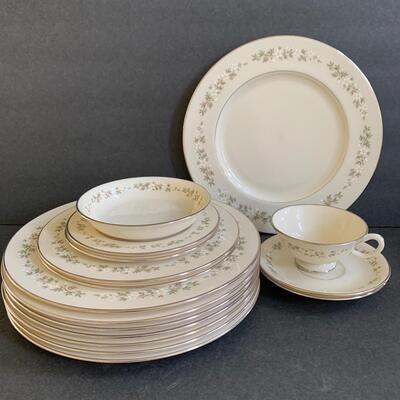 Lot 153:  Lenox China - Brookdale Pattern (67 pieces: Serving & Place settings)