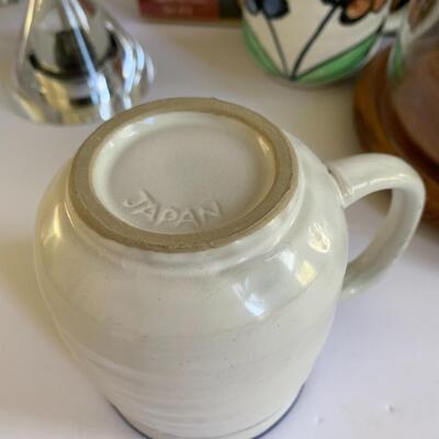 Lot  150: Japan Floral MCM Mugs, Fondu Set, and More 