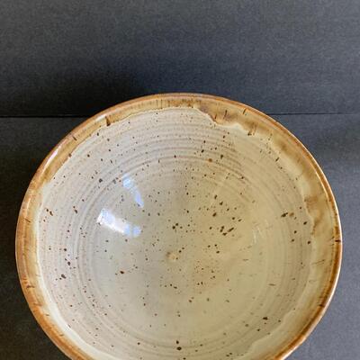 Lot 145:  Pottery Pitcher & Vase w/Painted Birds 